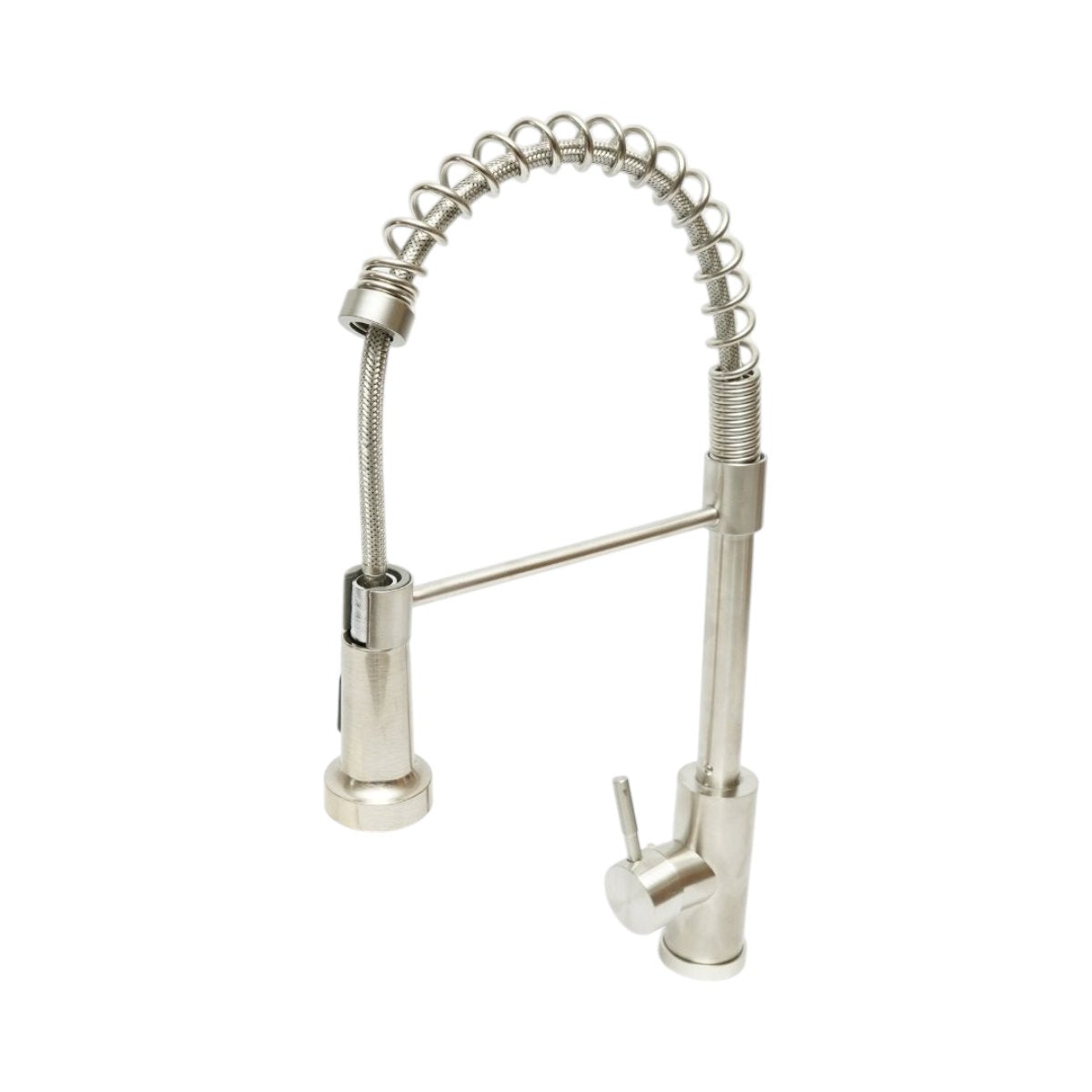 Baterie chiuvetă bucătărie monocomandă cu duș extractibil, inox satinat DISVM39