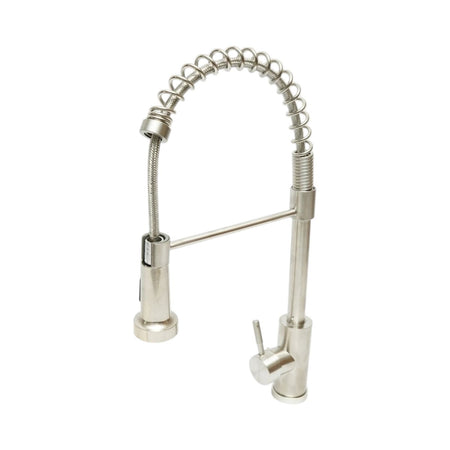 Baterie chiuvetă bucătărie monocomandă cu duș extractibil, inox satinat DISVM39