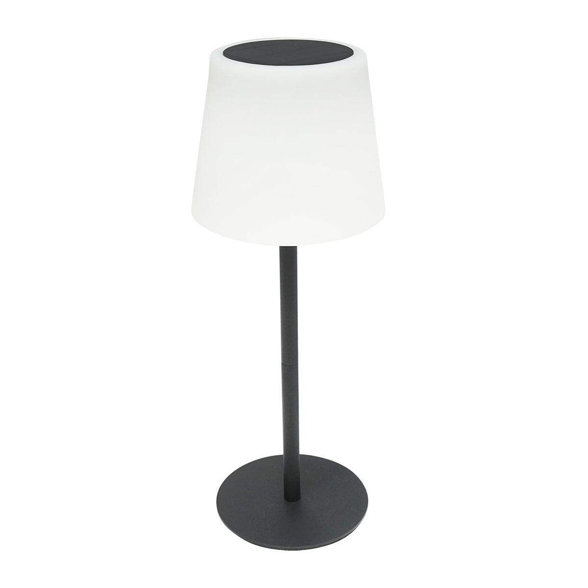 Lampa De Masa Solara Led 2w, Panou Solar 0.7w, 3.7v 1200ma Negru