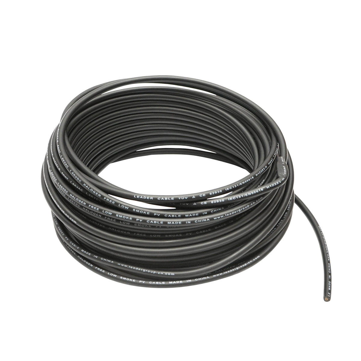 Cablu Panou Solar   4mmx20m Negru
