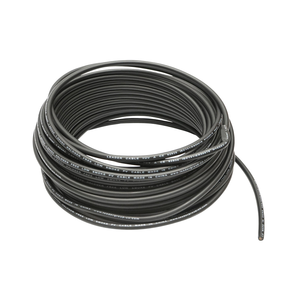 Cablu Panou Solar   4mmx20m Negru