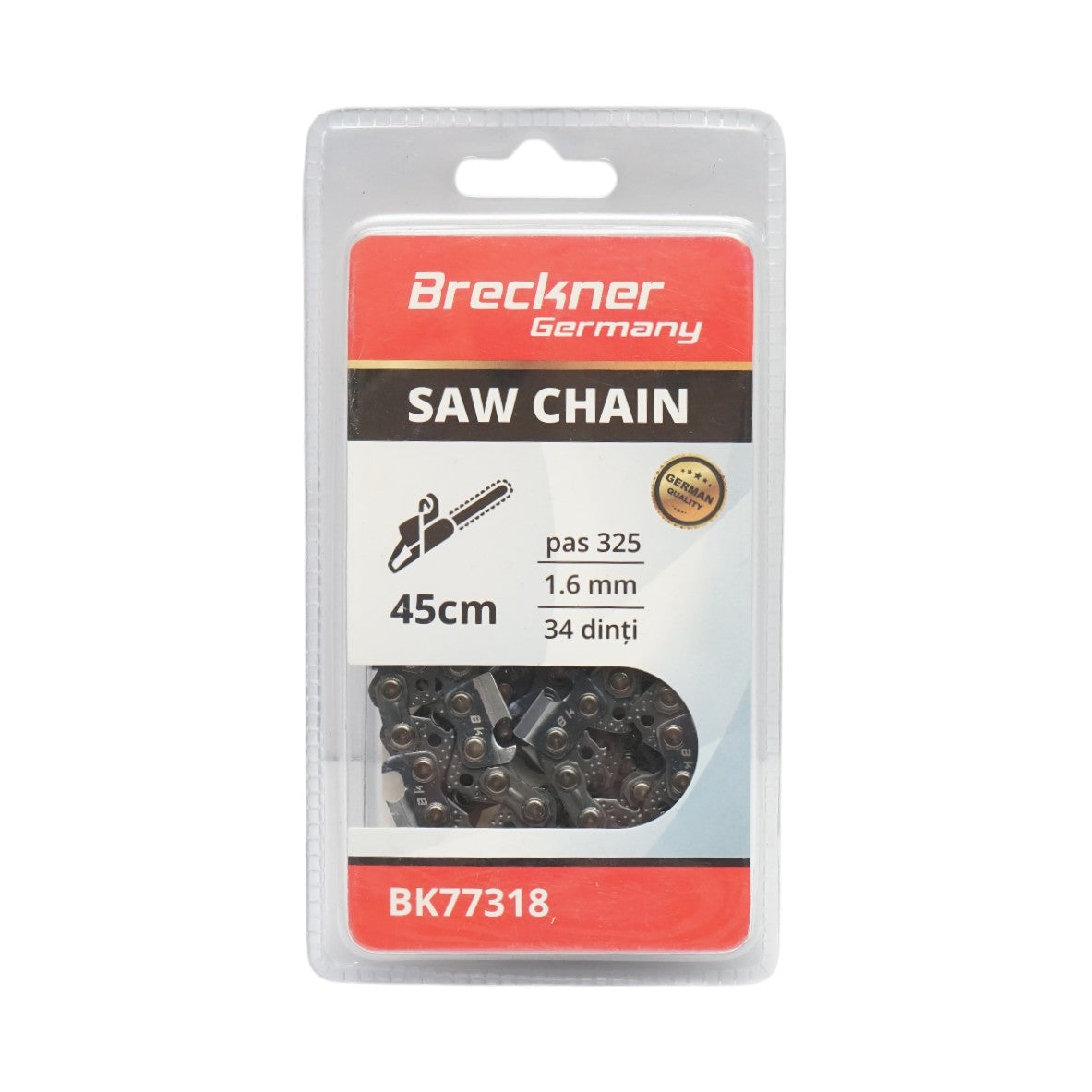 Lanț pentru drujbă de 45 cm cu pas 325 și 34 de dinți Breckner Germany BK77318