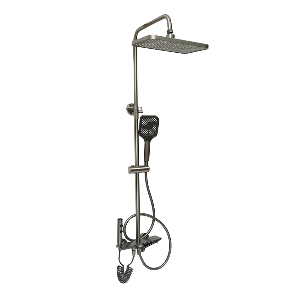 Set Dus Dreptunghiular Multifunctional Cu Termostat, Afisaj Digital