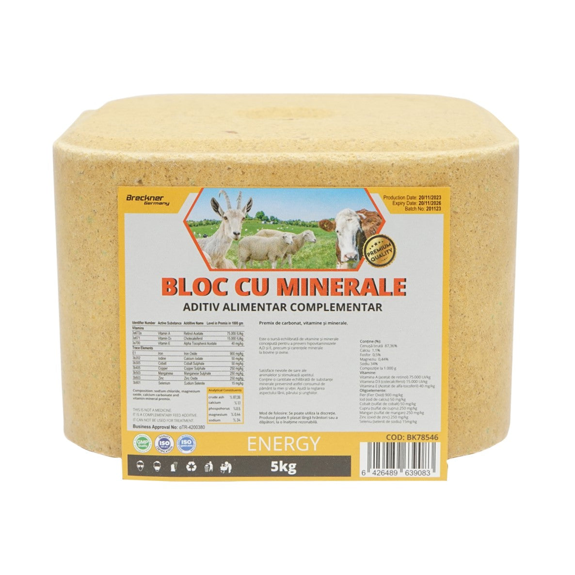 Bloc Cu Minerale 5kg BK78546