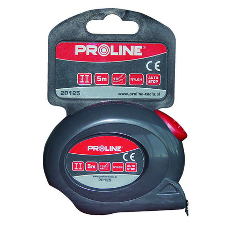 Ruletă autoblocantă PROLINE, certificat CE, clasa II, bandă metalică cu nailon