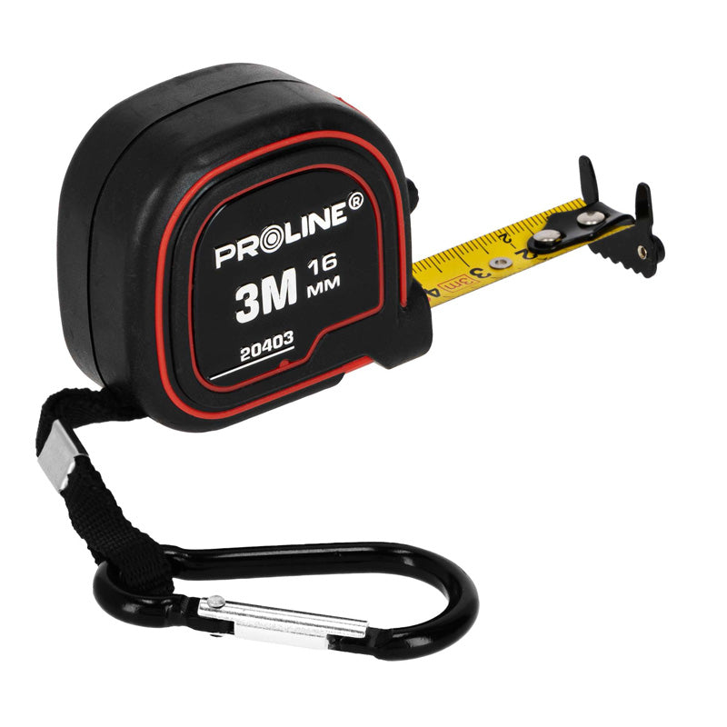 Ruletă magnetică bilaterală cu certificat CE, acoperire nylon, PROLINE