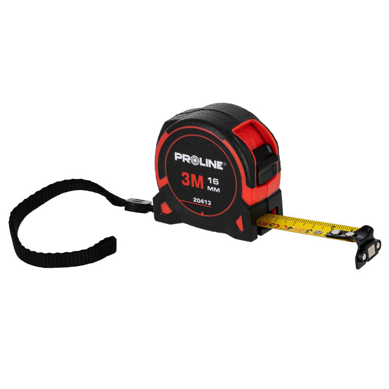 Ruletă magnetică PROLINE cu bandă față-verso, certificat CE, nylon