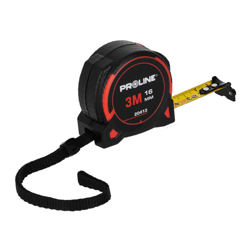 Ruletă magnetică PROLINE cu bandă față-verso, certificat CE, nylon