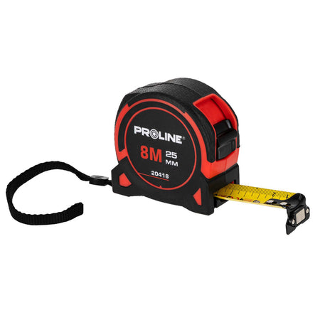 Ruletă magnetică PROLINE cu bandă față-verso, certificat CE, nylon