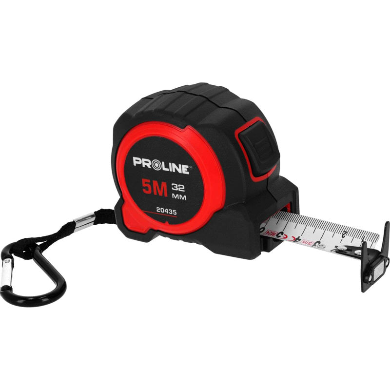 Ruletă magnetică bilaterală cu autostop, PROLINE, certificat CE