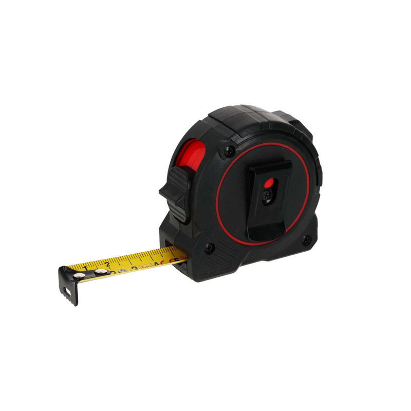Ruletă cu selector viteză bandă 5 m, certificat CE, acoperire nylon, PROLINE 20445