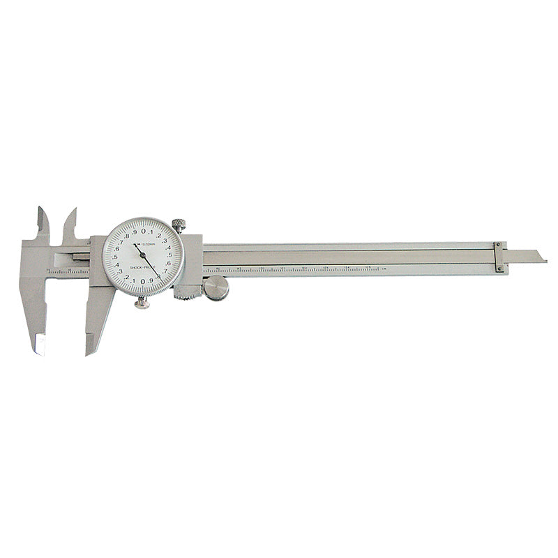 Subler cu ceas 150 mm, precizie 0.02 mm, otel inoxidabil, MEGA 20512