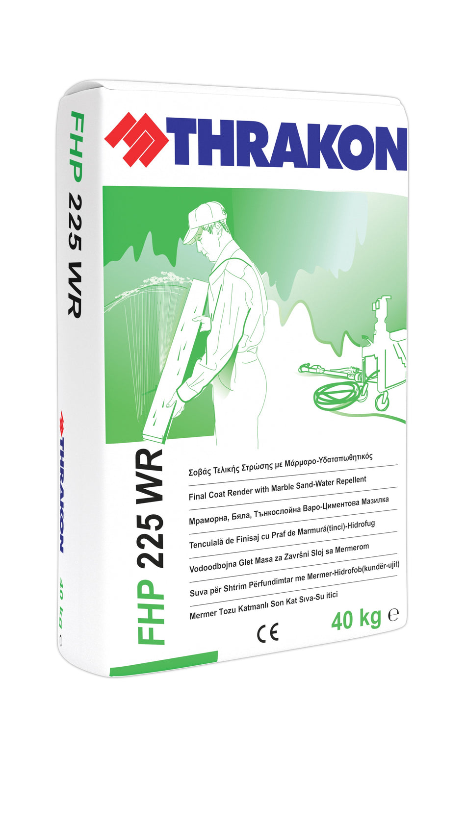 Fhp 225 Wr - 0 Tencuiala De Finisaj Alba, Cu Praf De Marmura - Hidrofuga