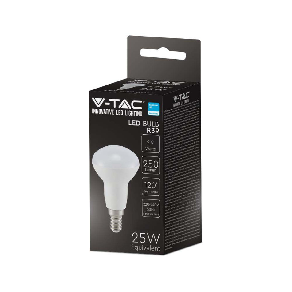 Bec LED E14 R39 2.9W Alb rece V-TAC