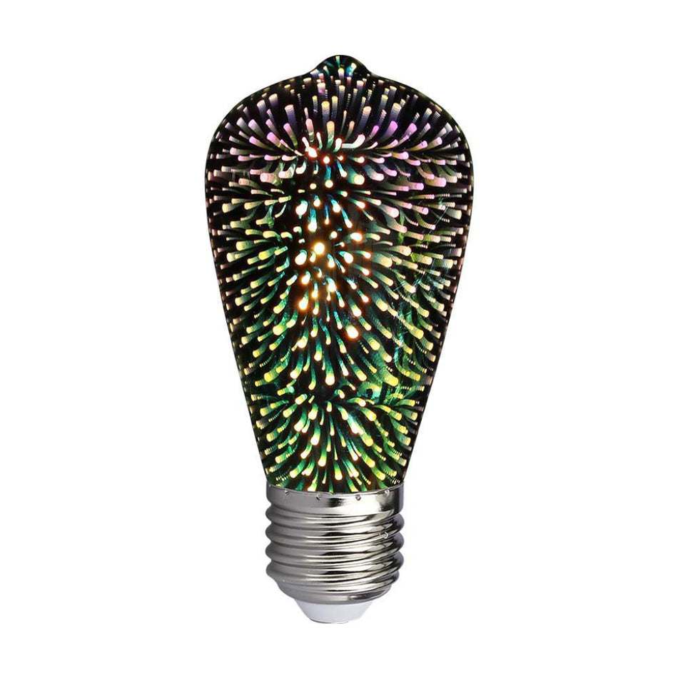 Bec LED Filament E27 ST64 3W Alb cald V-TAC