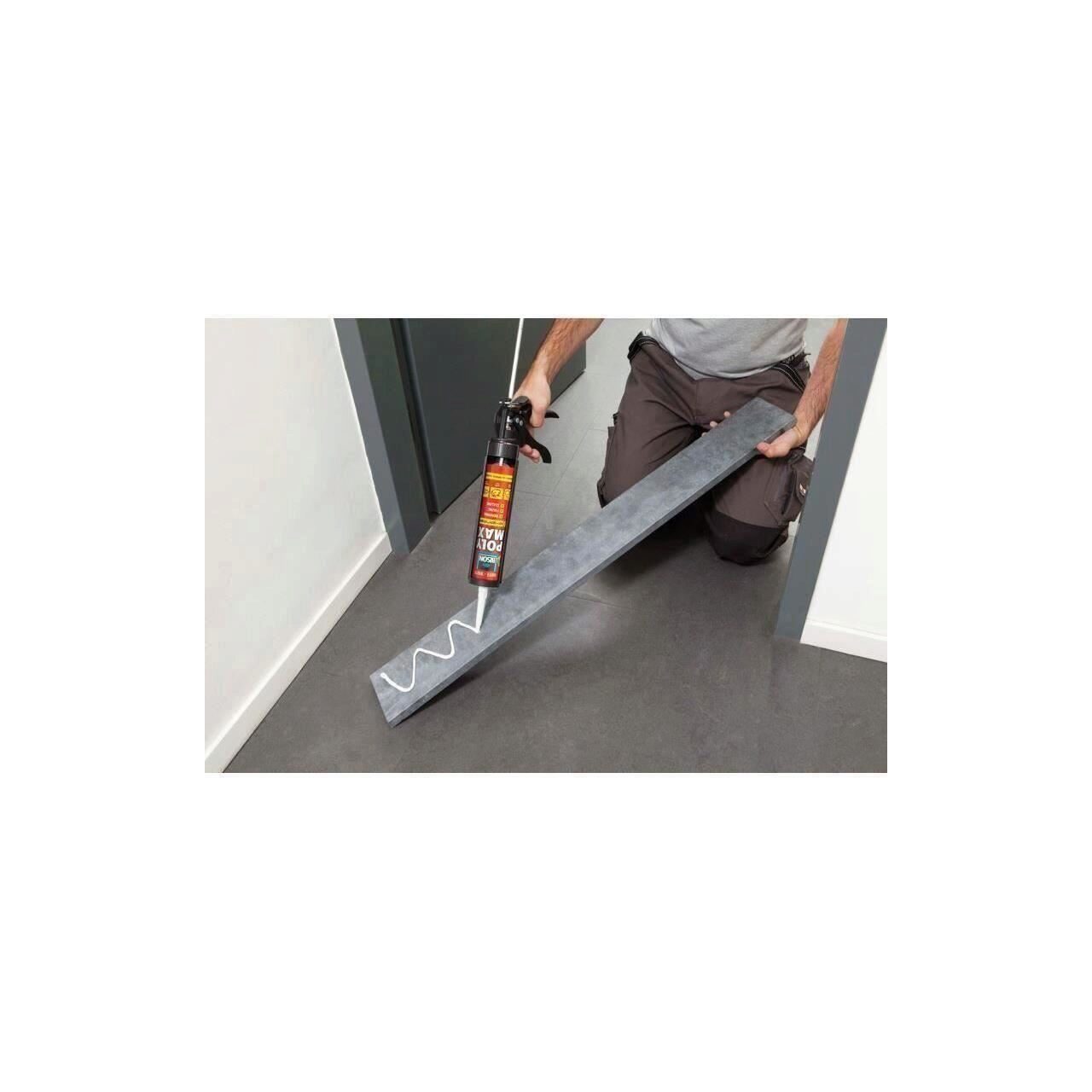 Adeziv și etanșant universal MS polimer 425g, uz interior/exterior, elastic permanent, BISON