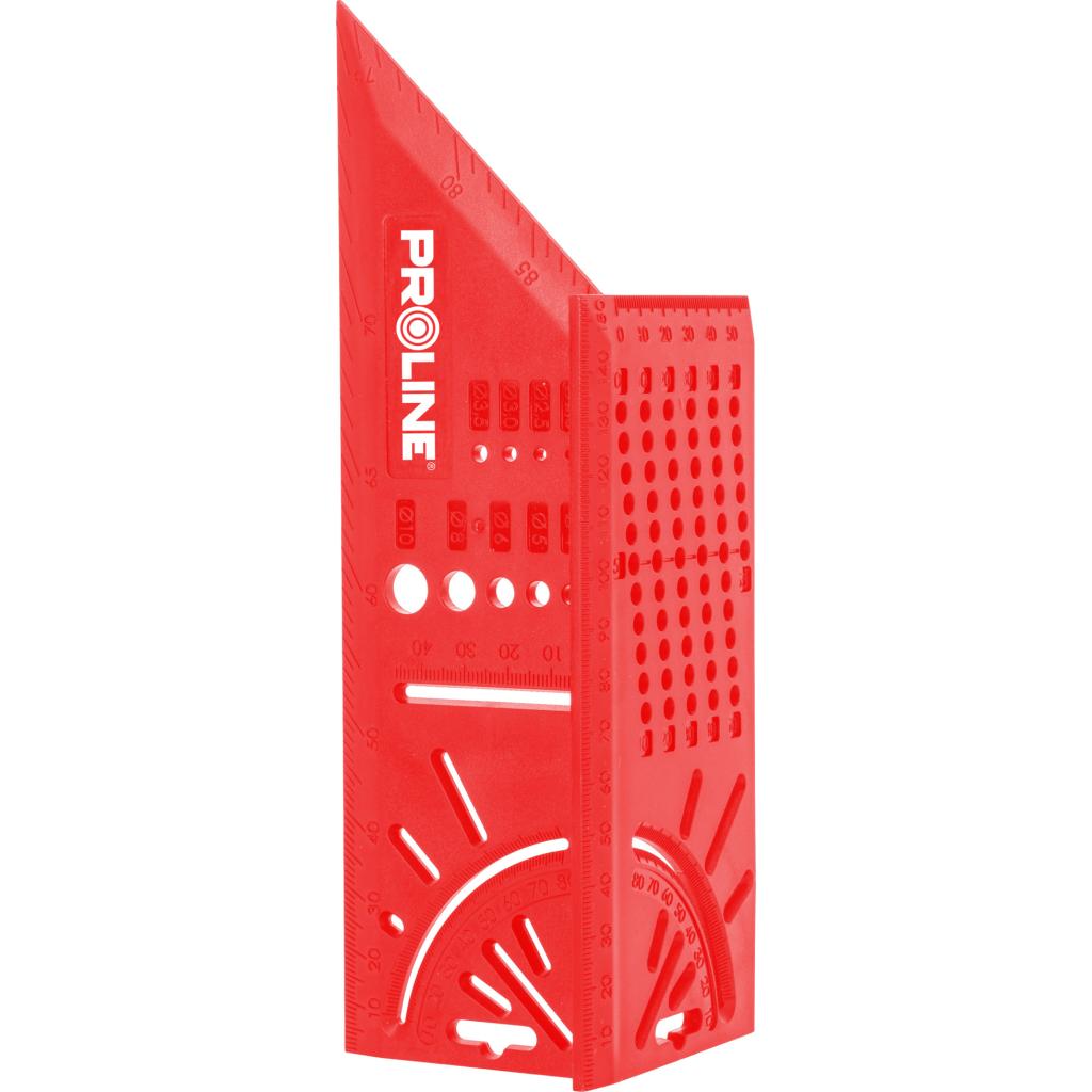 Echer multifuncțional tip 3D pentru tâmplărie, măsurare unghiuri, ABS sau aluminiu, PROLINE