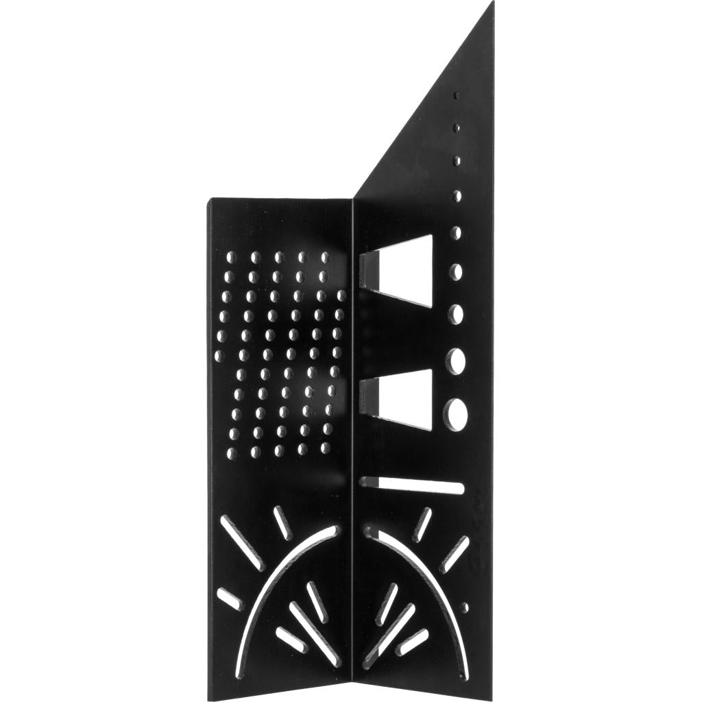 Echer multifuncțional tip 3D pentru tâmplărie, măsurare unghiuri, ABS sau aluminiu, PROLINE