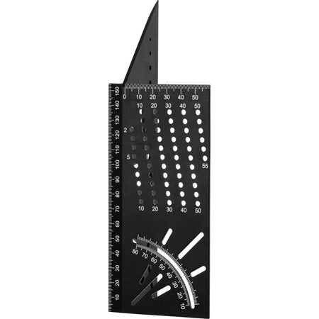Echer multifuncțional tip 3D pentru tâmplărie, măsurare unghiuri, ABS sau aluminiu, PROLINE
