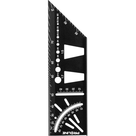 Echer multifuncțional tip 3D pentru tâmplărie, măsurare unghiuri, ABS sau aluminiu, PROLINE