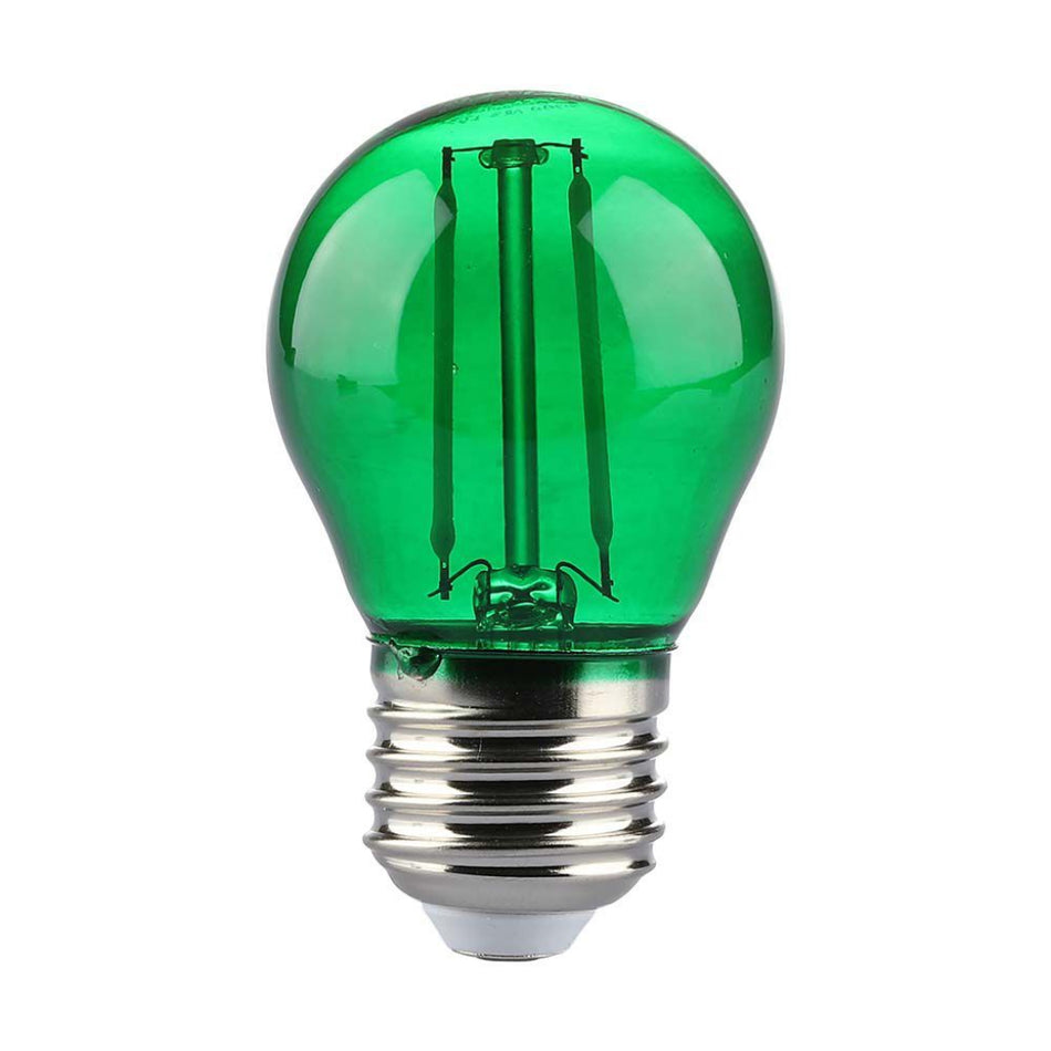 Bec LED Filament E27 G45 2W Colorat V-TAC