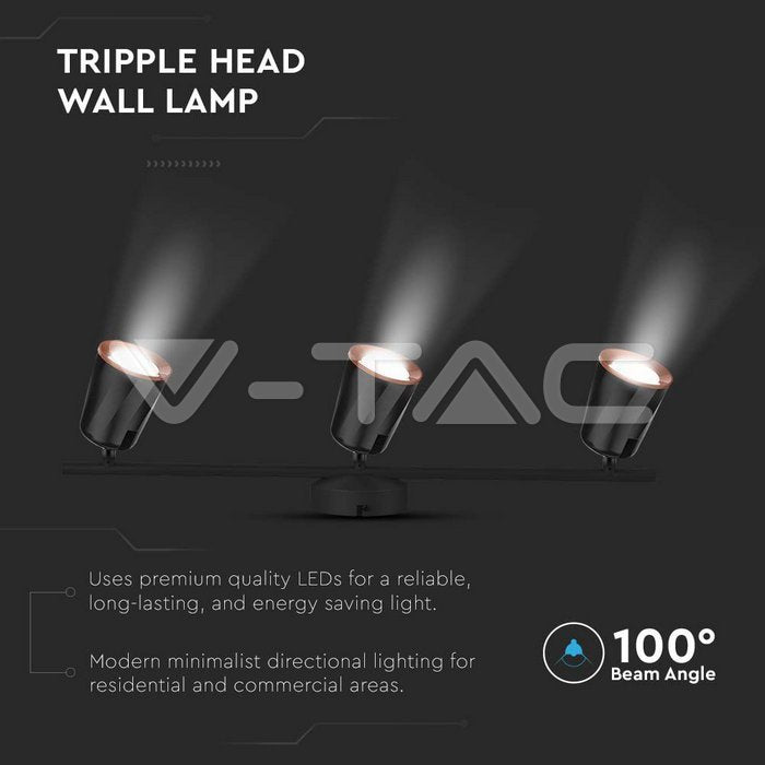 Lampa Led Montaj Perete 9w 4000k Alb Neutru - Alb