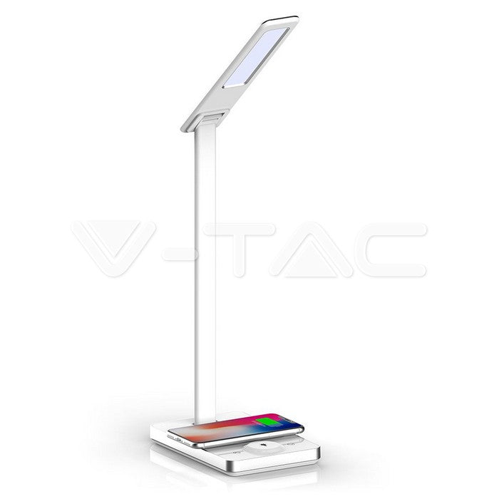 Lampa Birou Smart 7w 3in1 Cu Incarcator Inductiv Incorporat - Negru
