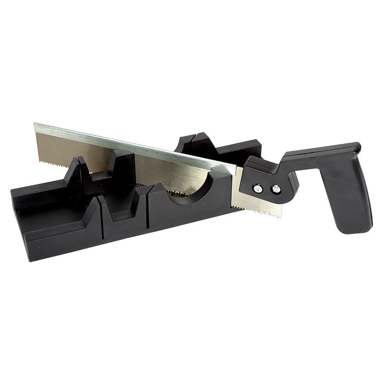 Cutie tăiere unghi din plastic cu fierăstrău 300×65 mm MEGA 23300