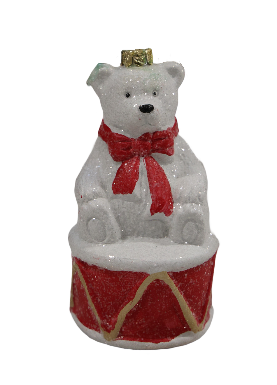 XMAS ORNAMENT BRAD URS CU TOBA ROSIE,PLASTIC