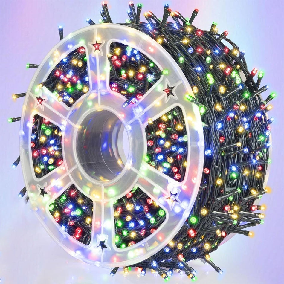 Instalatie Pom Craciun, 240 Becuri, 50 M, Multicolora