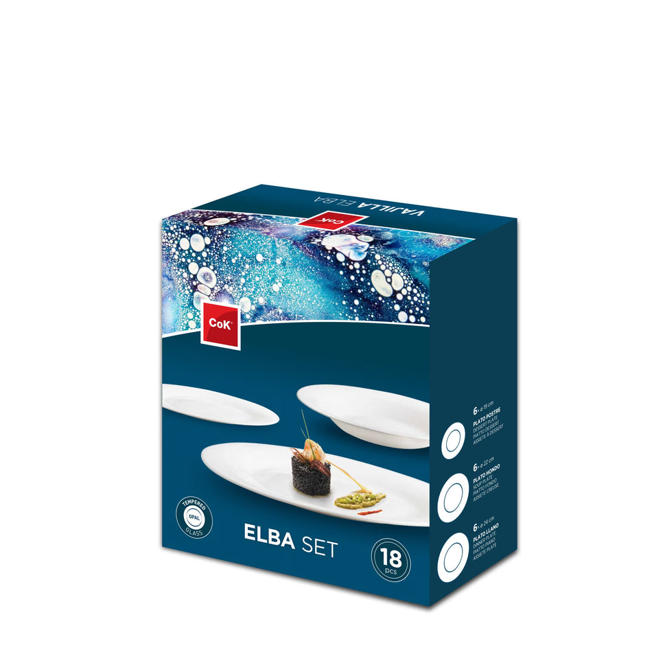Set Farfurie 18buc Opal Elba