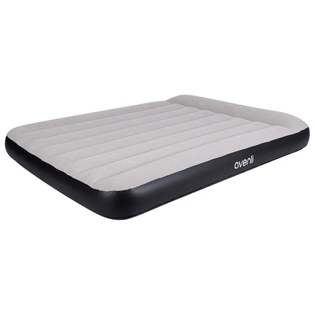 Saltea gonflabilă cu pompă, 191 × 137 × 30 cm, PVC catifea, Avenli 24165EU