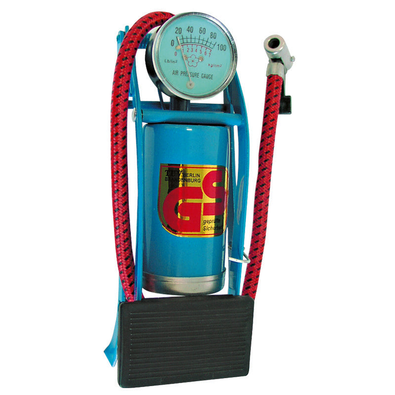 Pompă de picior cu manometru 3ATM, furtun 50 cm, adaptor valve MEGA 24760