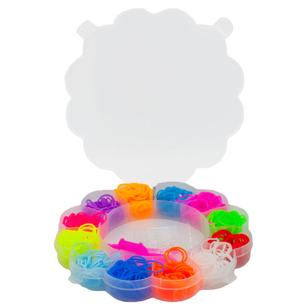 Set Creativ Elastice 400 Piese, Floare, Gh-400