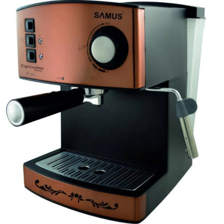 Espressor Cafea Samus, Rasnita, Cafea Macinata+ Boabe 1350 W Argintiu