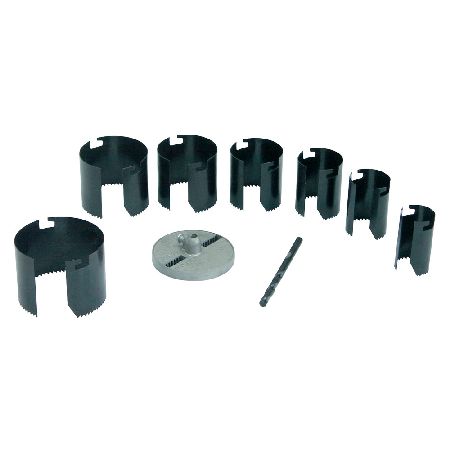 Set carote lemn și rigips MEGA 9 piese diametru 26-63 mm