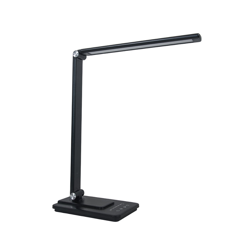 Lampă birou smart LED 8W, încărcare wireless, acumulator, negru Optonica 265