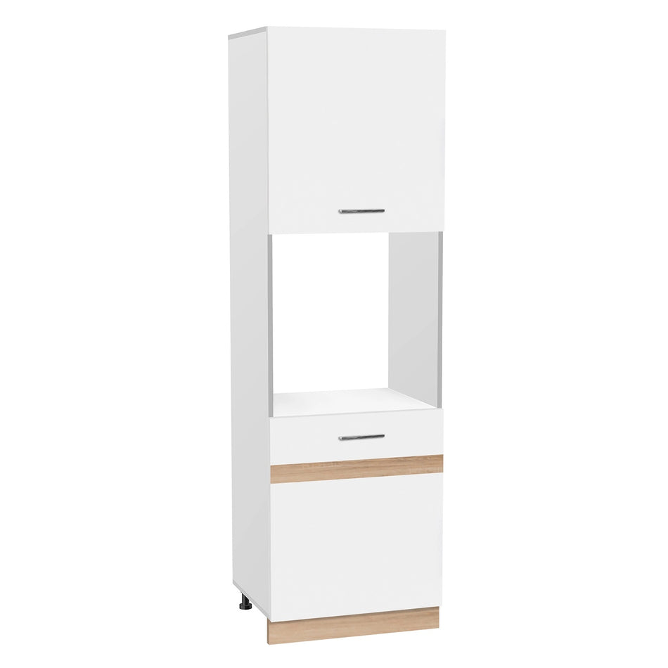 Soldat Yana 60cm Cu 2 Usi Si Gol Pentru Cuptor - Alb+sonoma
