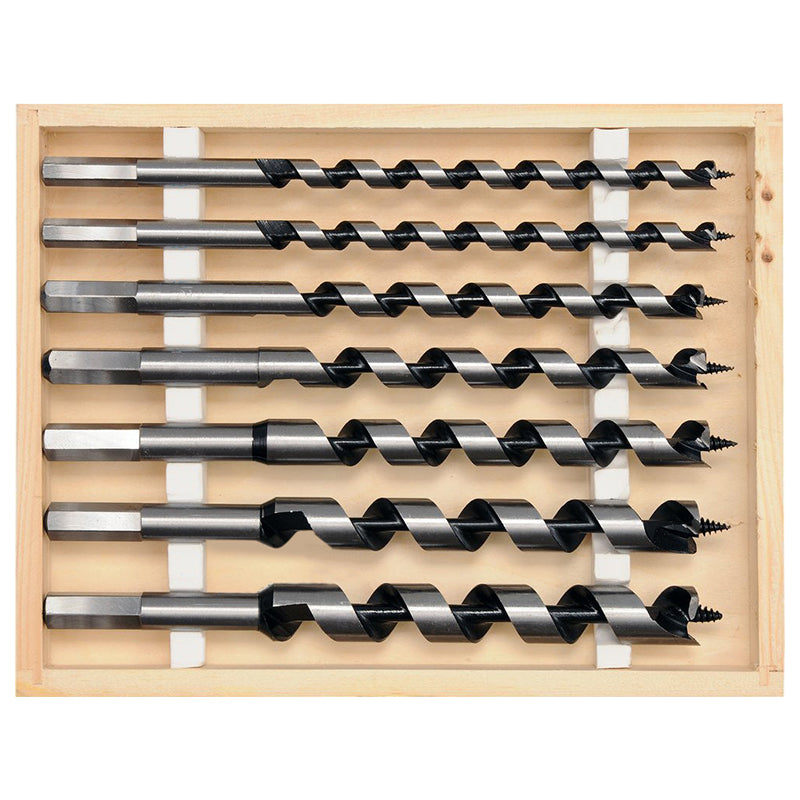 Set burghie lemn sfredele 7 piese PROLINE