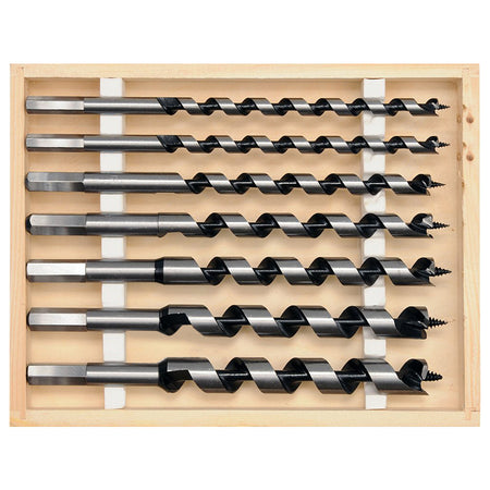 Set burghie lemn sfredele 7 piese PROLINE
