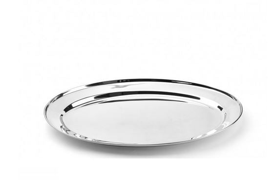 Tava Ovala Servit Inox -0.65 Mm ,45 Cm
