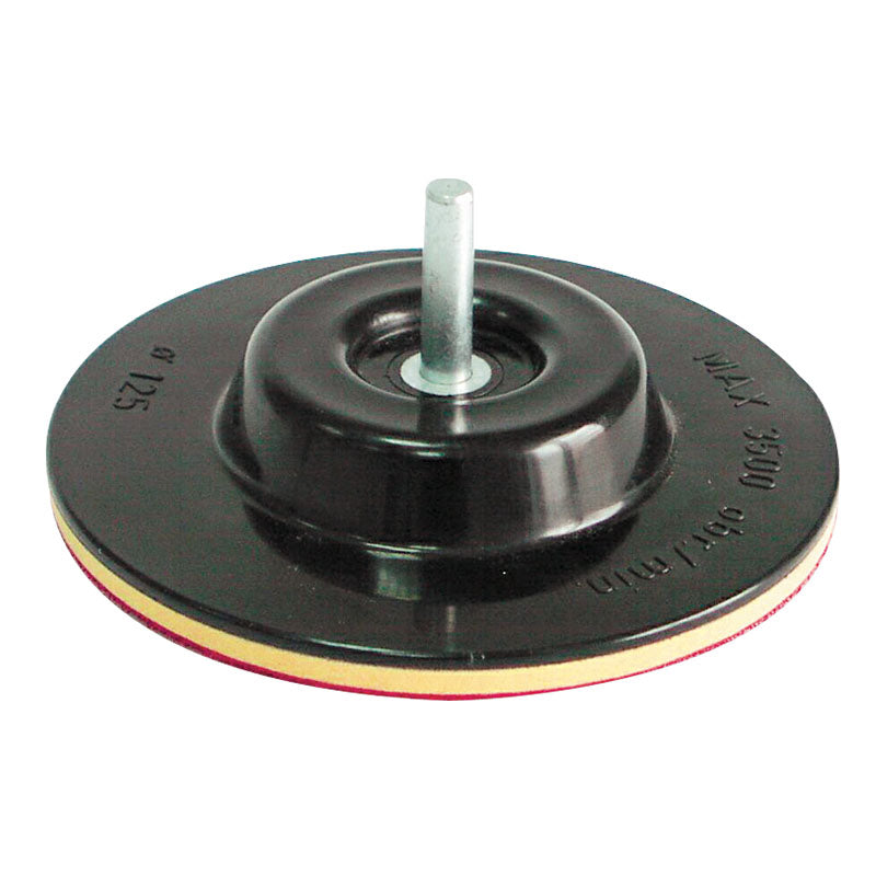 Suport disc abraziv auto-adeziv, gumat, cu tijă, 125 mm Polonia 27040