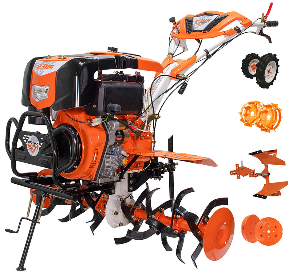 Motocultor Ruris 1001ksd, 11 Cp Roti Cauciuc Plug Reversibil +roti Met