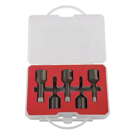 Set carote diamantate cu filet de fixare 5-12 mm pentru găurire uscată, HEX 1/4, PROLINE 27270