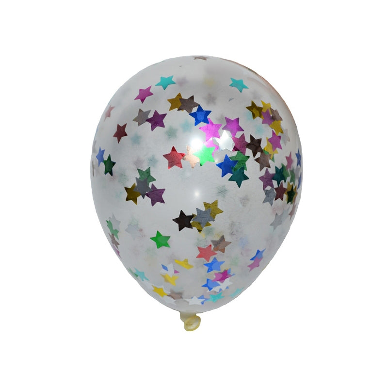 Baloane Transparente Confetti 50buc/set