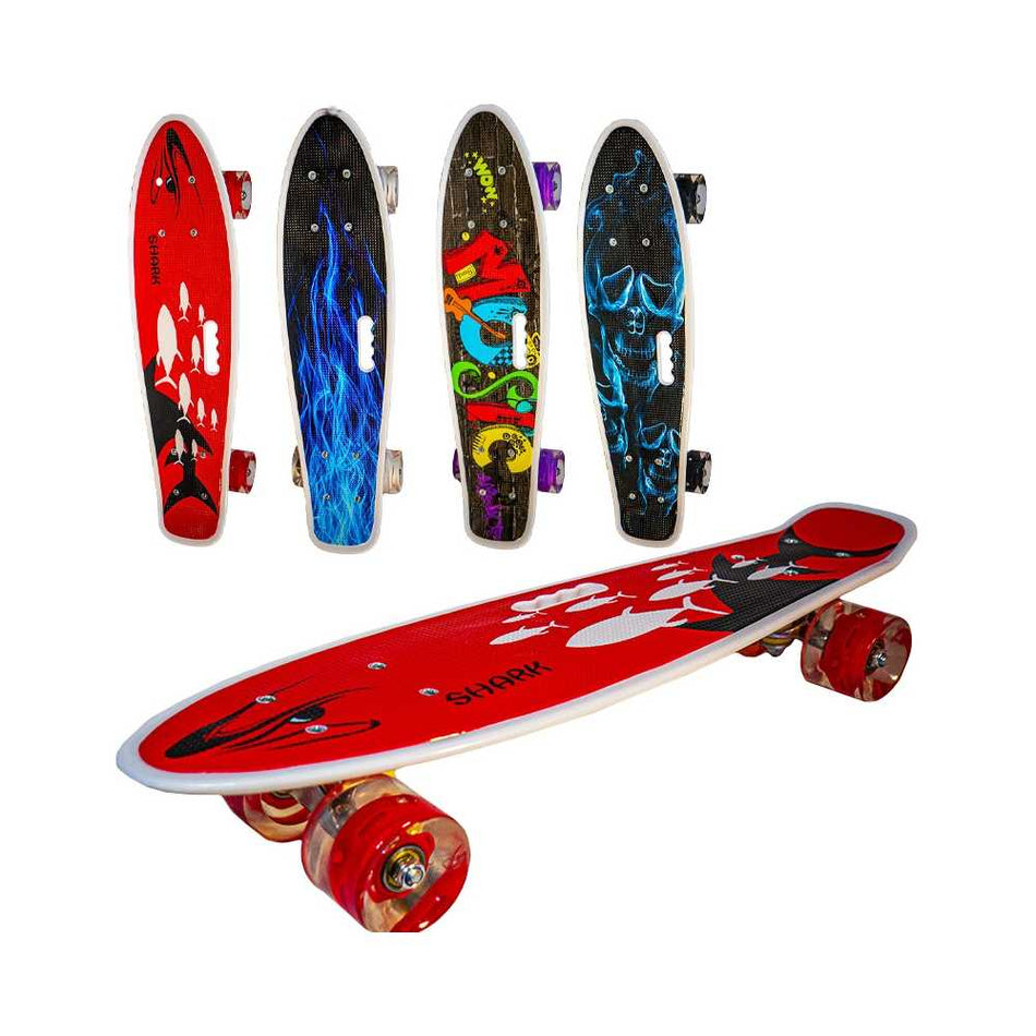 Placa Skateboard Cu Roti Silicon