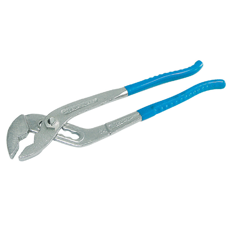Clește instalator cromat, mâner învelit, 250 mm MEGA 28210