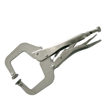 Clește fixare tip C cu blocare, 280 mm, suprafață nichelată MEGA 28230