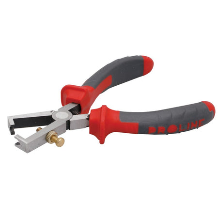 Patent dezizolator cu mâner cauciuc 0.5-5.0 mm², ergonomic, oțel Cr-V PROLINE 28486