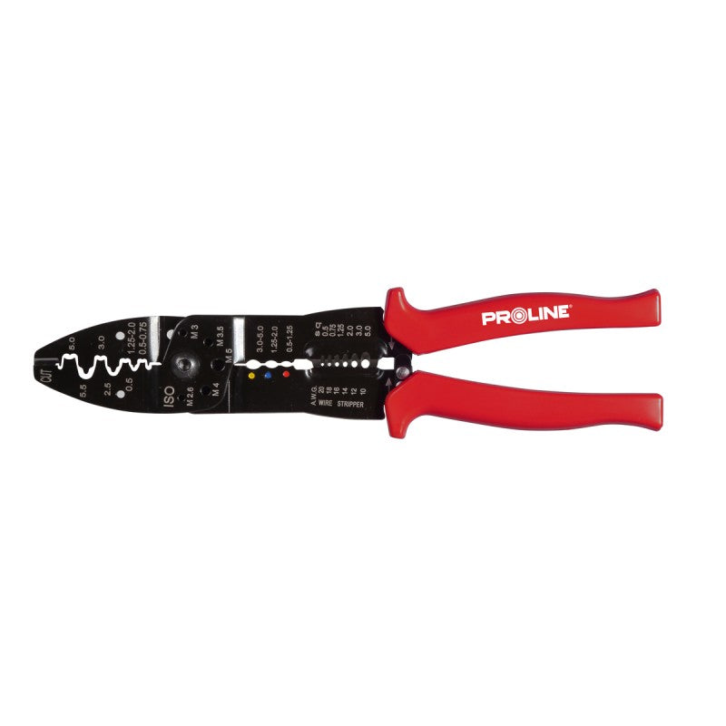 Clește tăiere-dezizolare-sertizare cablu 0.75-6.0 mm² PROLINE 28494